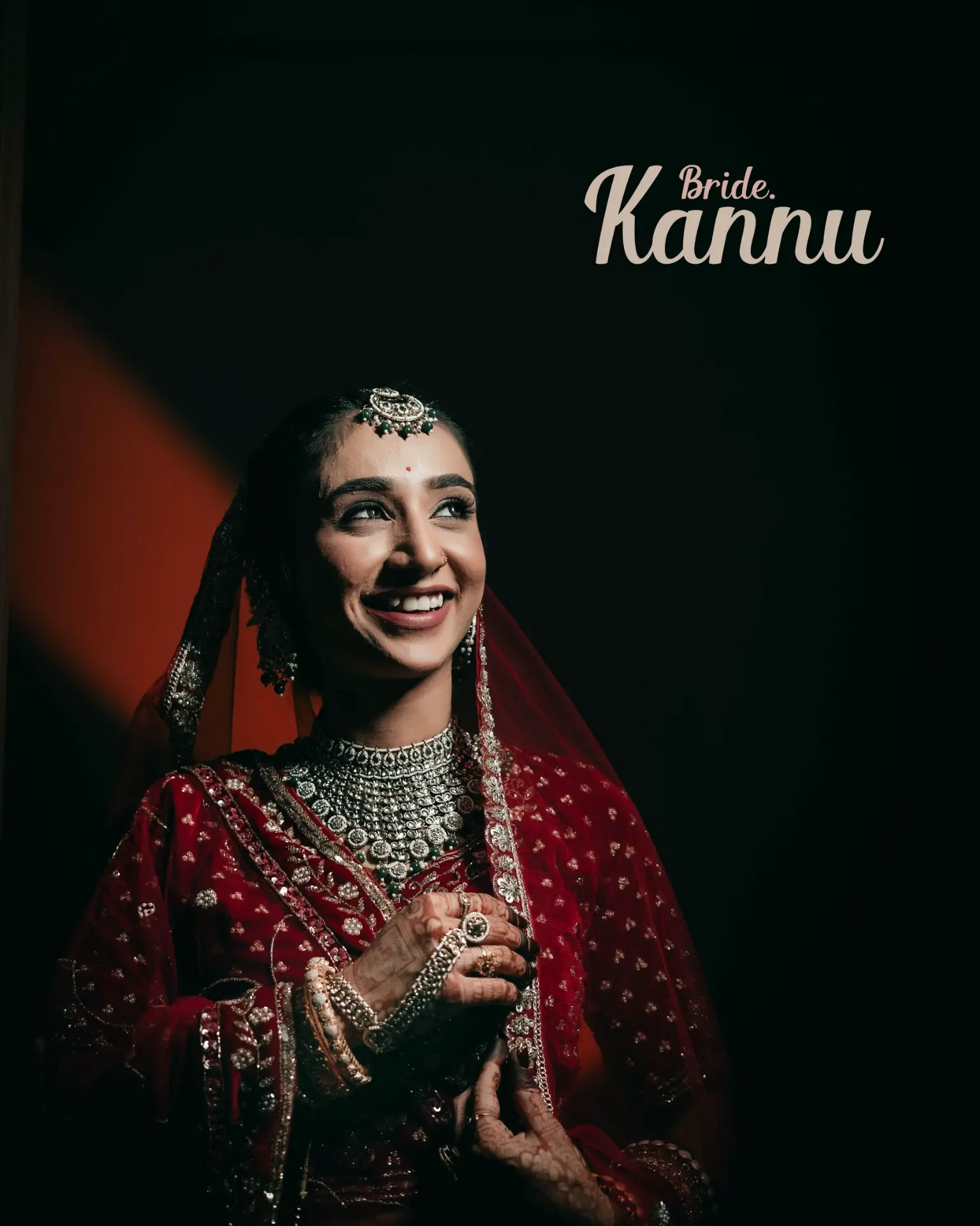 Traditional bridal portrait